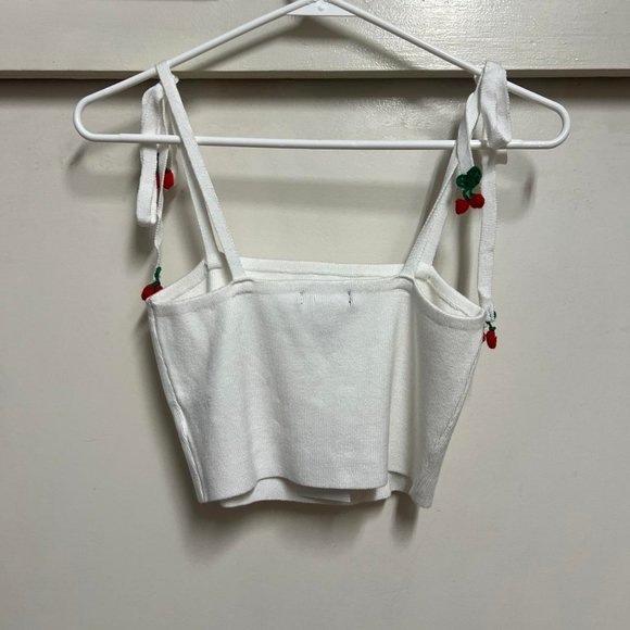 Forever 21 Sweater-Knit Cherry Cami - Picture 2 of 4